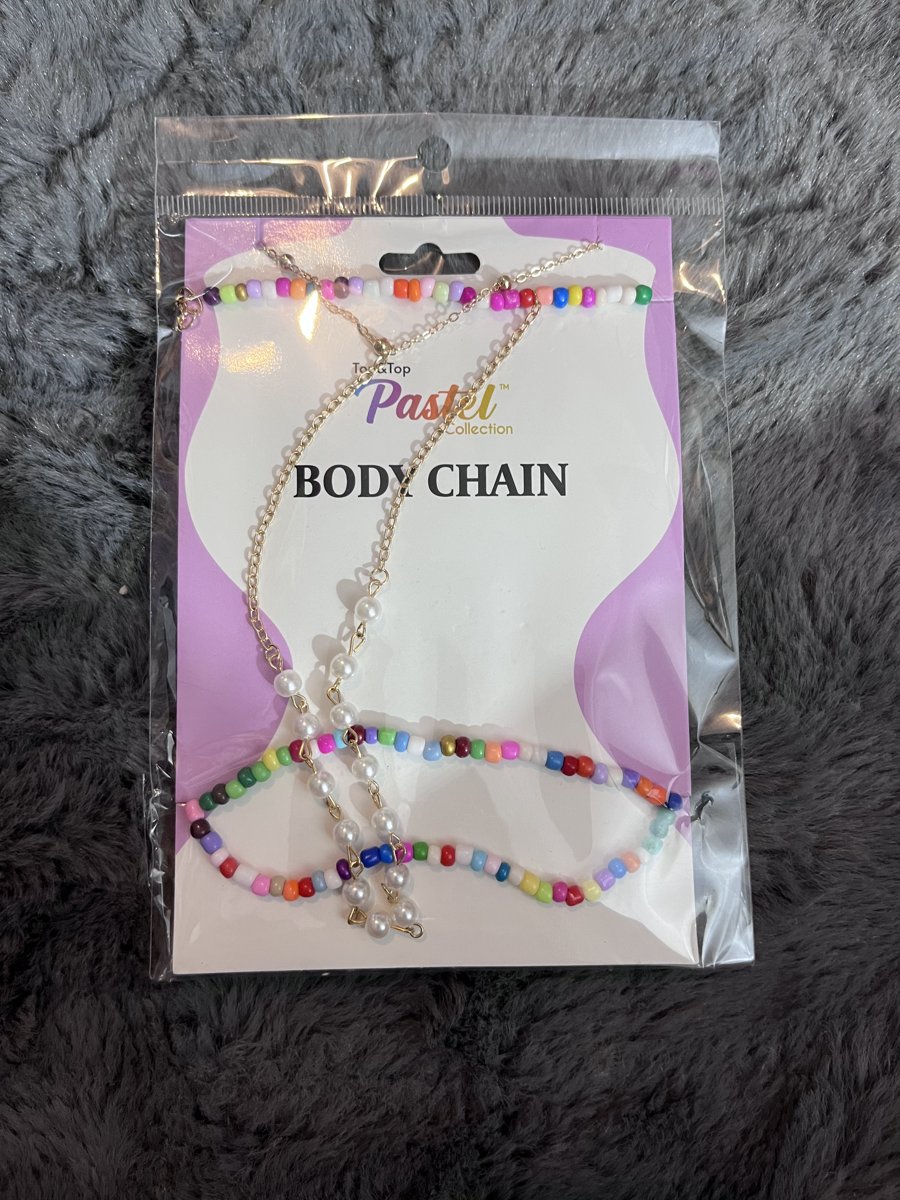 Star Charm Body Chain - Multi