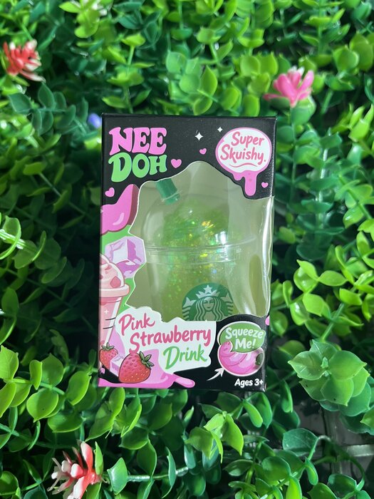 Small green glitter drink squish