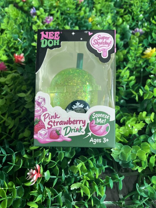 Large green glitter drink squish