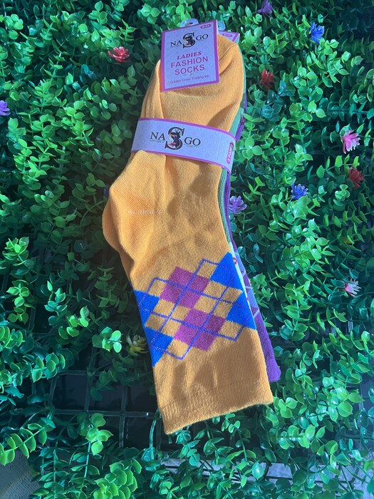 Argyle fashion socks