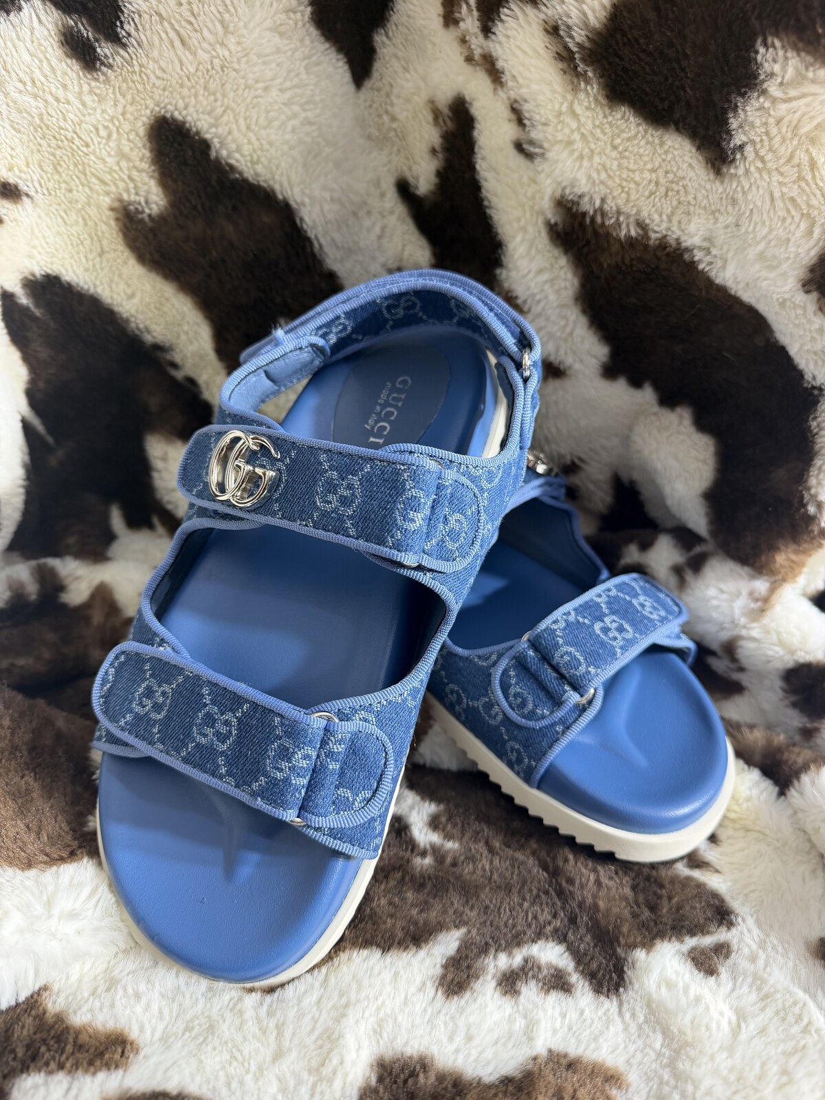 Denim GG Sandals