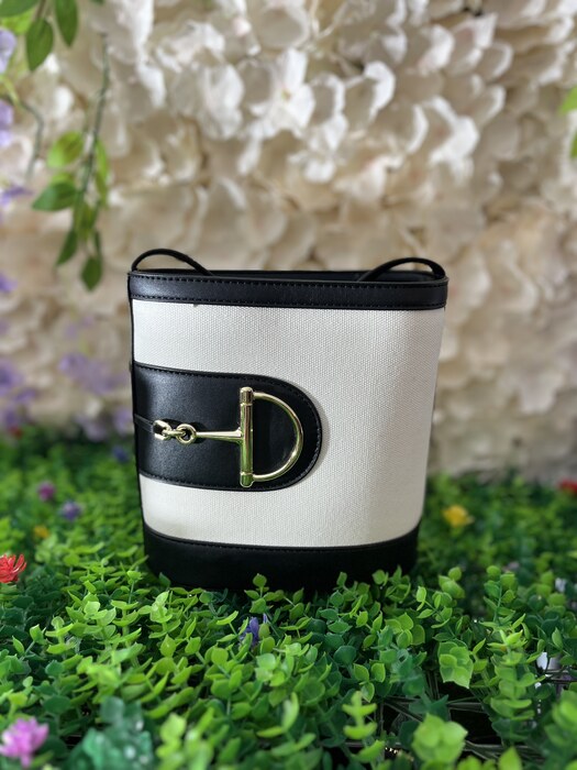 Horsebit bucket bag