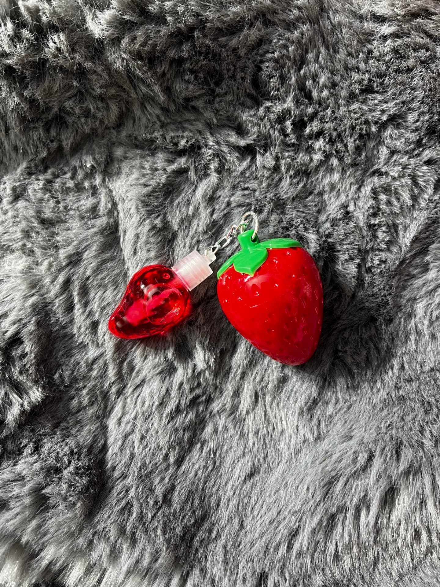 Strawberry Keychain Perfume - Red