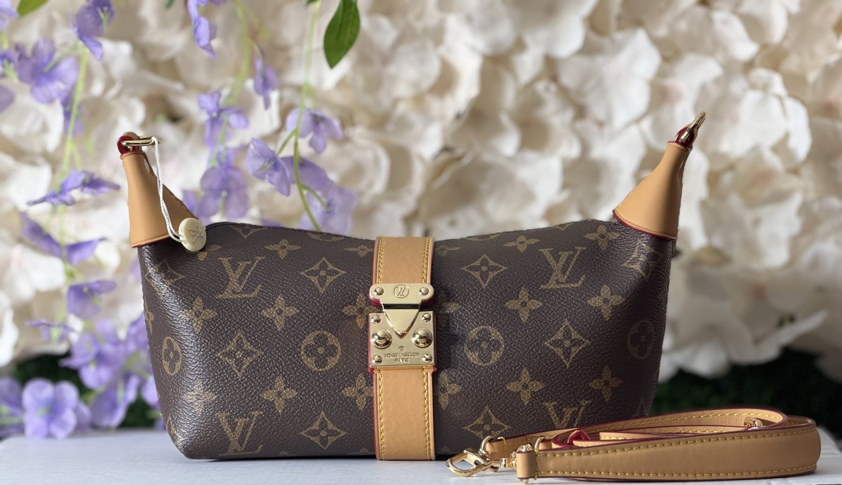LV Monogram Buckle Shoulder Bag