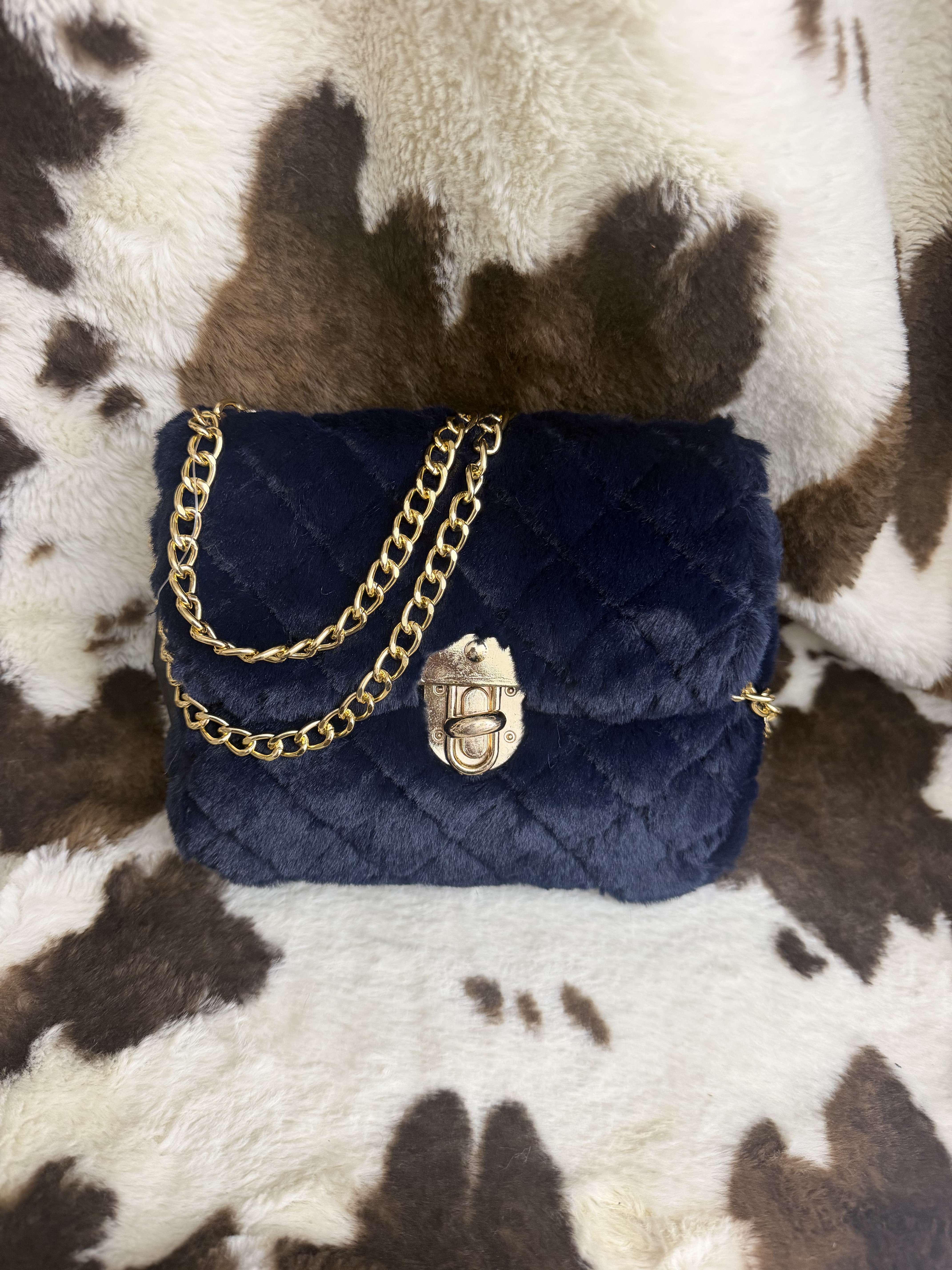 Trendy Fashion Crossbody Bag in navy