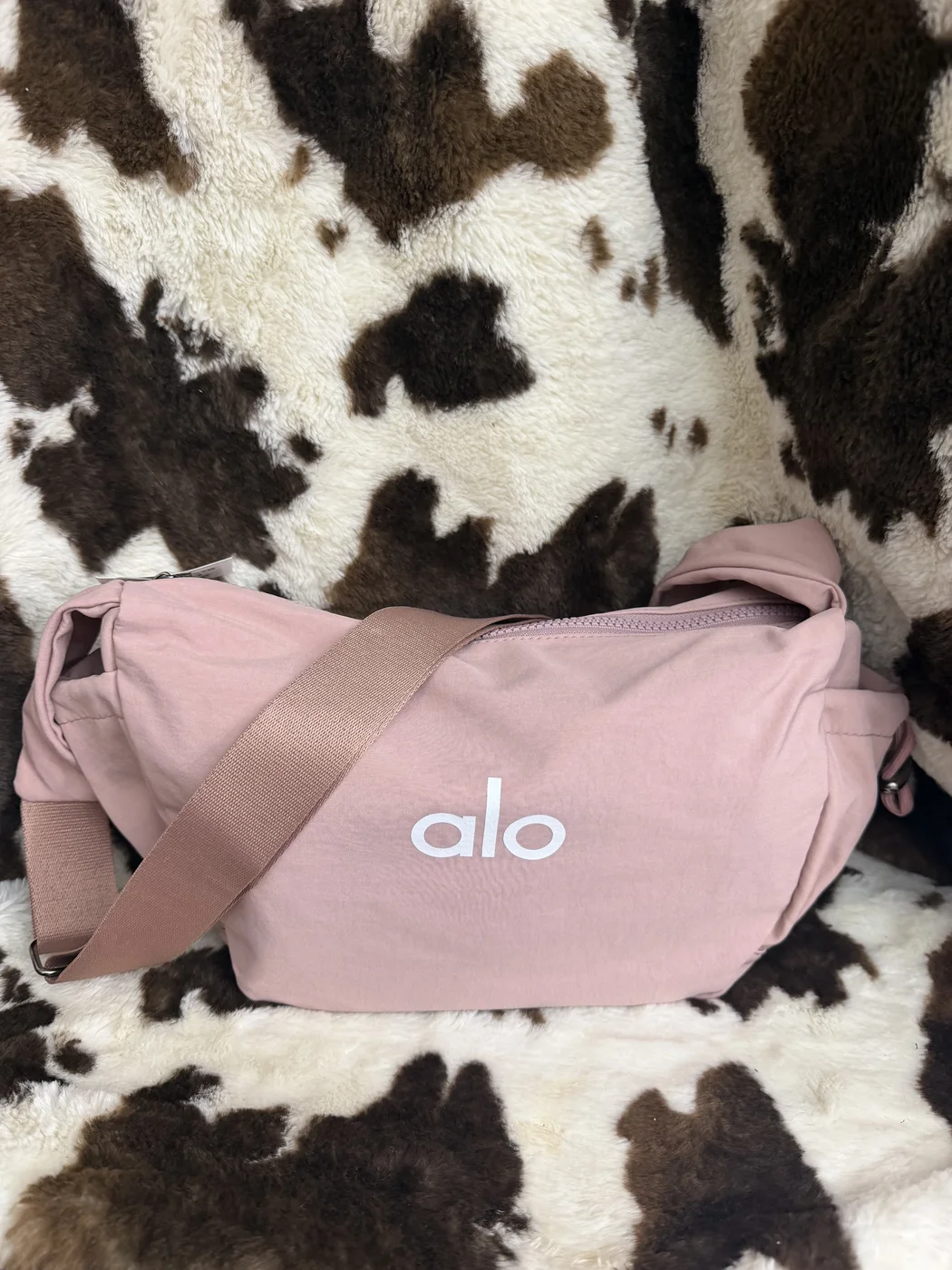 Pink Alo Gym Bag