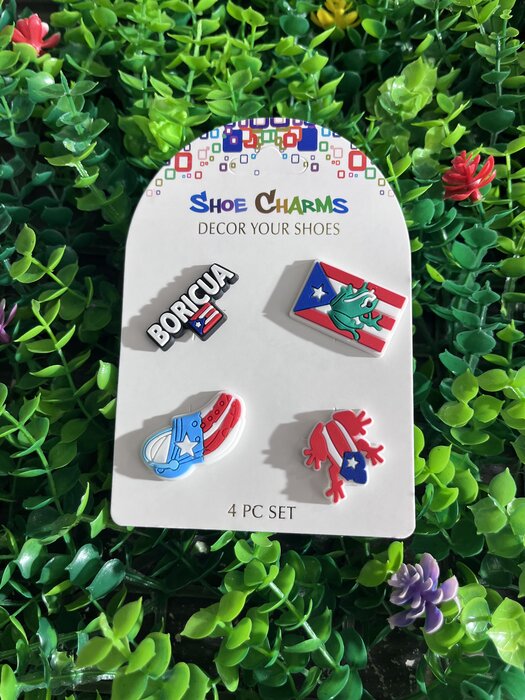 Puerto Rico shoe charm set