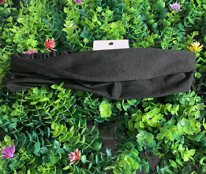 Twist knot headband Black