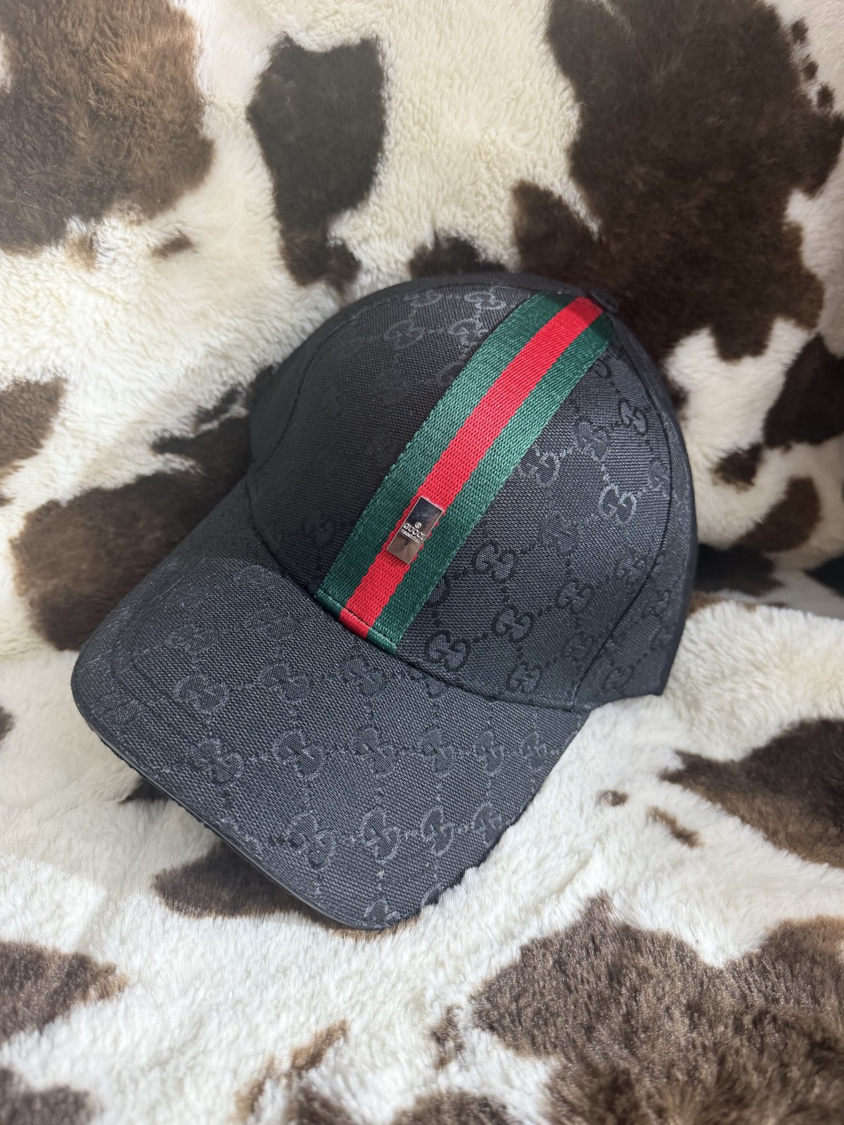 Black chanel hat